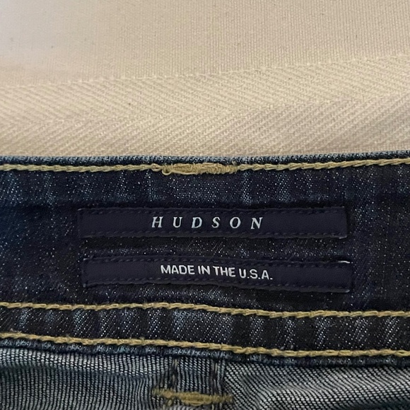 Hudson Dark Blue Signature Bootcut Flare Jeans Women's Size 29 Mid Rise Retro - Picture 9 of 16